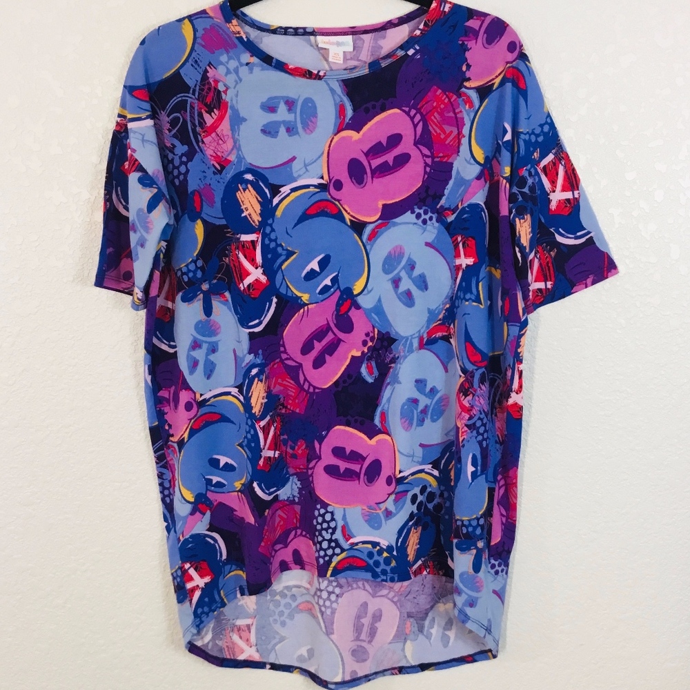 LulaRoe mickey mouse top sz XS